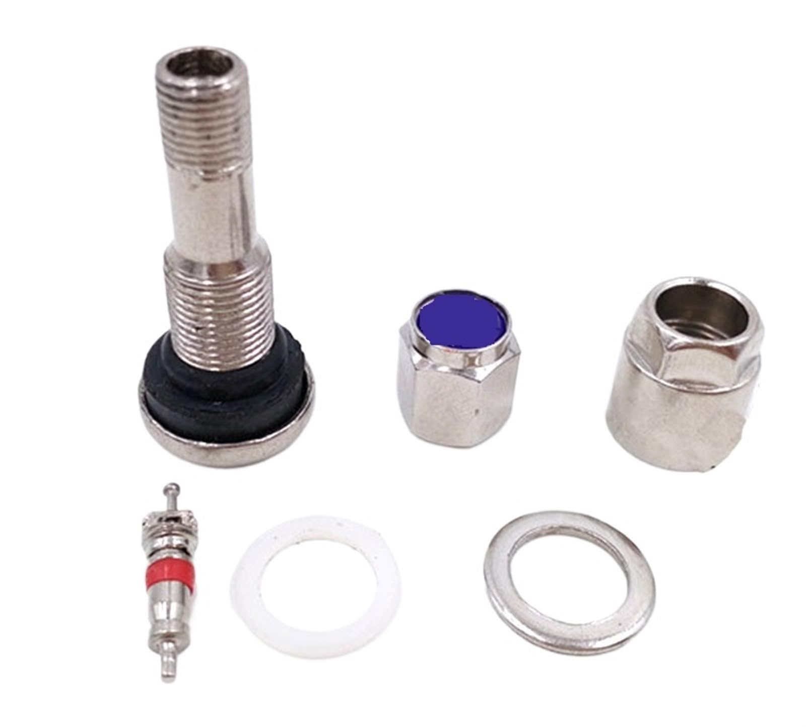 1 stücke Tubeless Stahl ventil Mund, Auto Reifen Reparatur, Auto Reifen ohne inneren Reifen Messing stamm Staub Kappe Reifen ventil