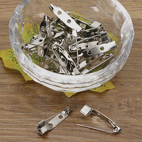 image for Shapenty 30PCS Locking Pins Backs Safety Clasp Brooch Badge Bar Jewelr