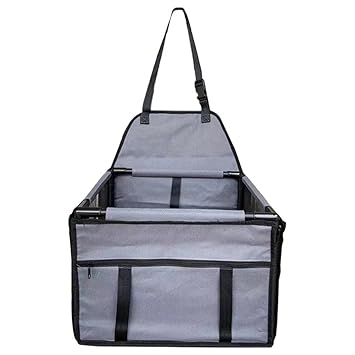 Ali Shipping Pet Car Booster Seat Carrier Cats Portable Dog Car Seat Grey