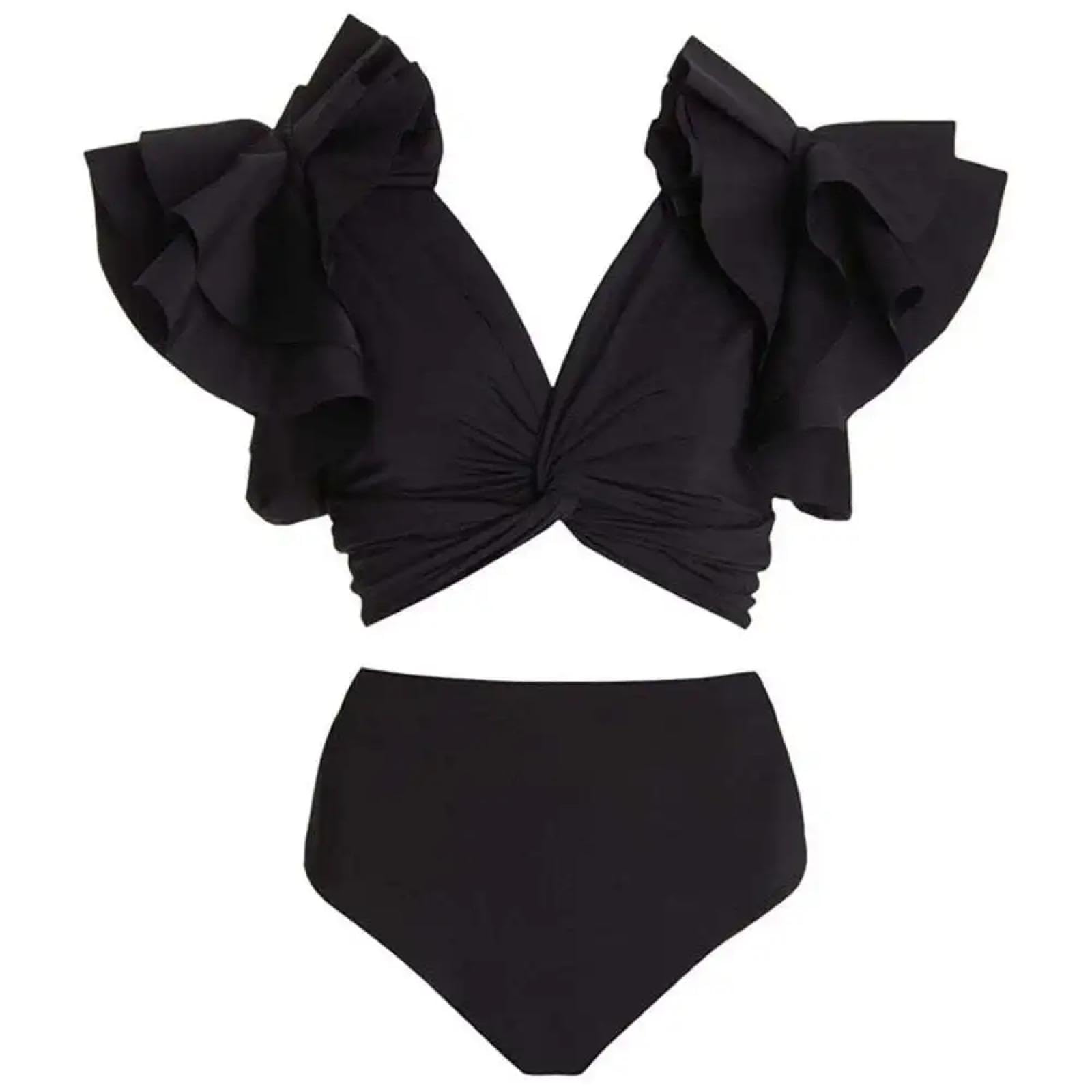 Bikinis Bañador Mujer Bikini con Cuello En V Traje De Baño para Mujer De Cintura Alta Bañadores Estampados Natación De Baño Traje De Baño Ropa De Playa