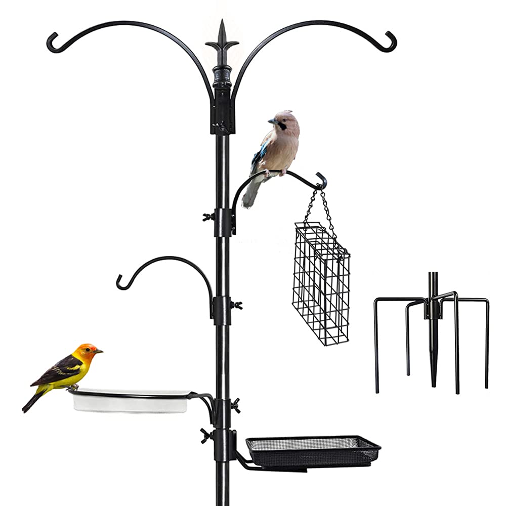 Buy 91 Inch Bird Feeding Station Kit 4Hook Hummingbird Premium Bird
