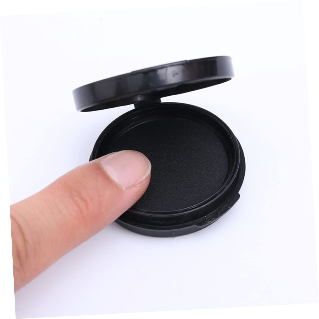 SHINEOFI 12pezzi Tampone Per Impronte Digitali Portatile Di Inchiostri Per Timbri Design Compatto e Asciugatura Rapida Per Ufficio Notai e Sicurezza Identificativa