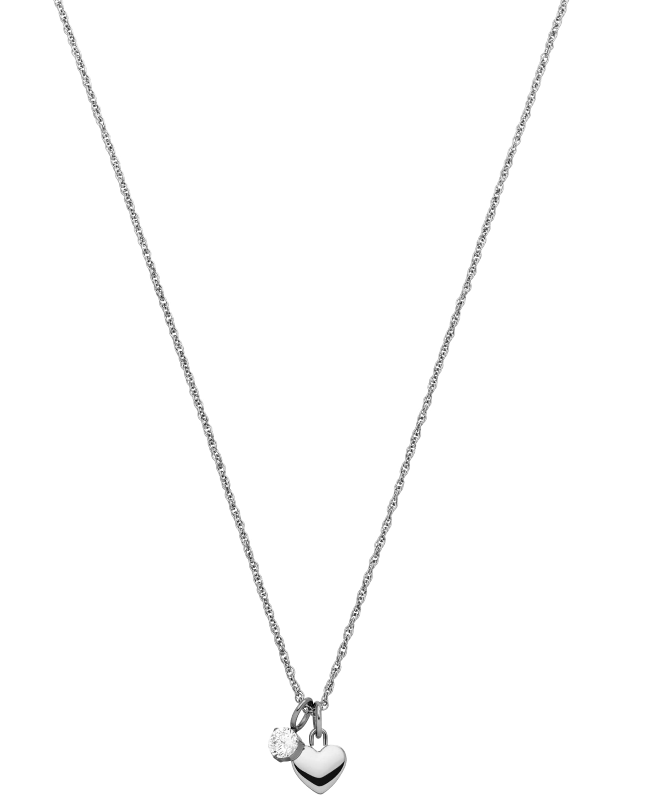 Purelei Brave Kette Damen + (Silber) – Halskette Damen aus langlebigem Edelstahl – Wasserfeste Kette mit Anhänger – 50-55 cm verstellbar