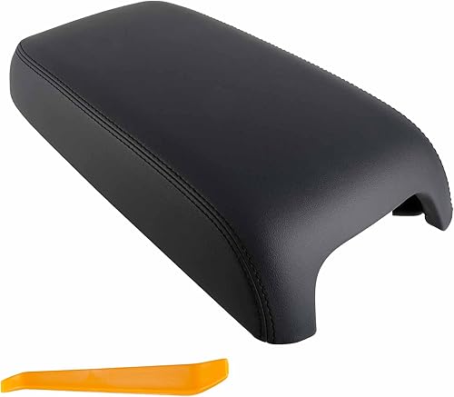 Cubierta negra de la tapa de la consola central compatible con Dodge Charger 2011-2023, Chrysler 300 2011-2023