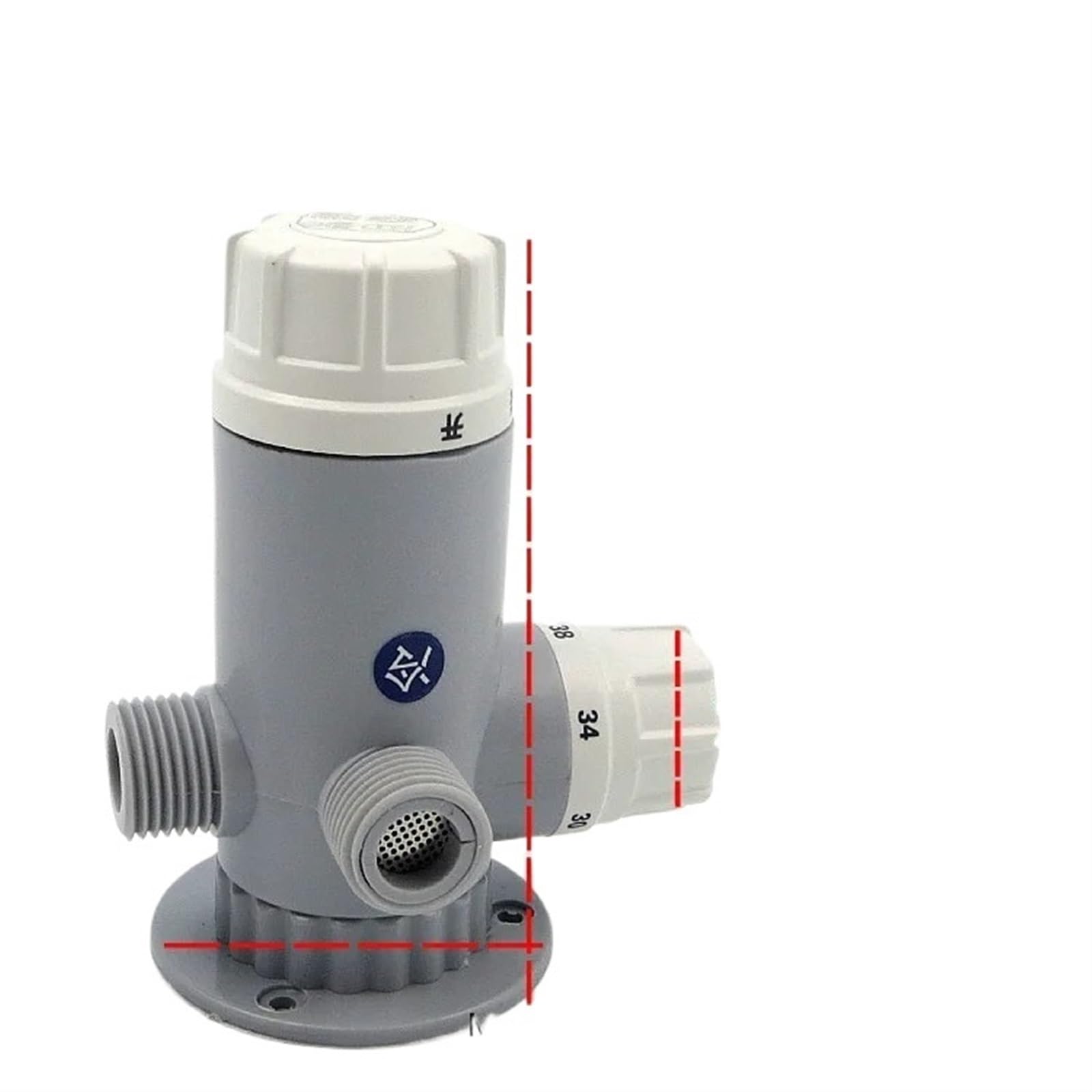 Thermostatic Mixing Valve Pipe Thermostat Valve Control the Mixing Water Temperature