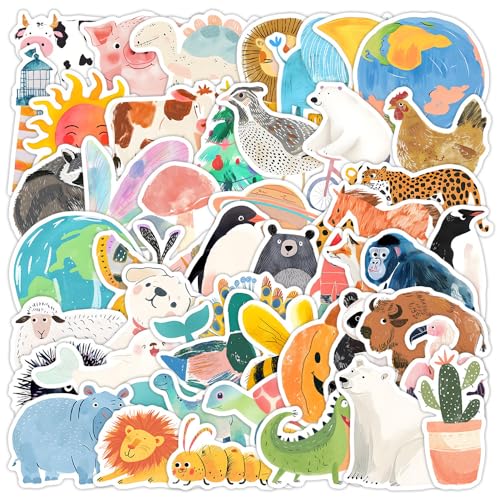 50枚セット キッズ カートゥン デザイン ステッカー かわいい アニメ おしゃれ 防水 トレンディ 落書き 漫画 アウトドア DIY スーツケース ギター 車 バイク 自転? 水筒 ヘルメット パソコン 携帯 ノート