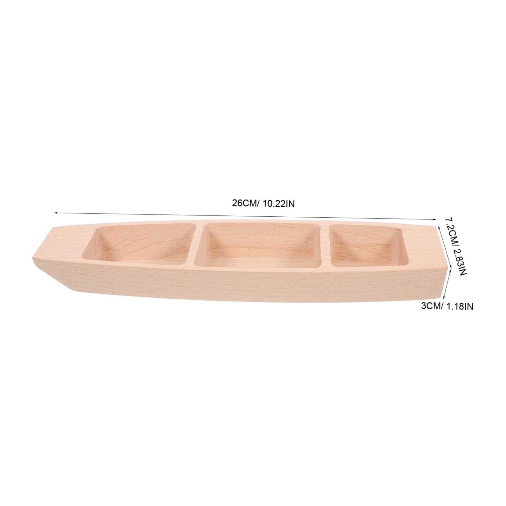 Cabilock 1Set Unfinished Boat Model Compact Desktop Ornament for Home Decor Rustic Wooden Boat Decor Collectors