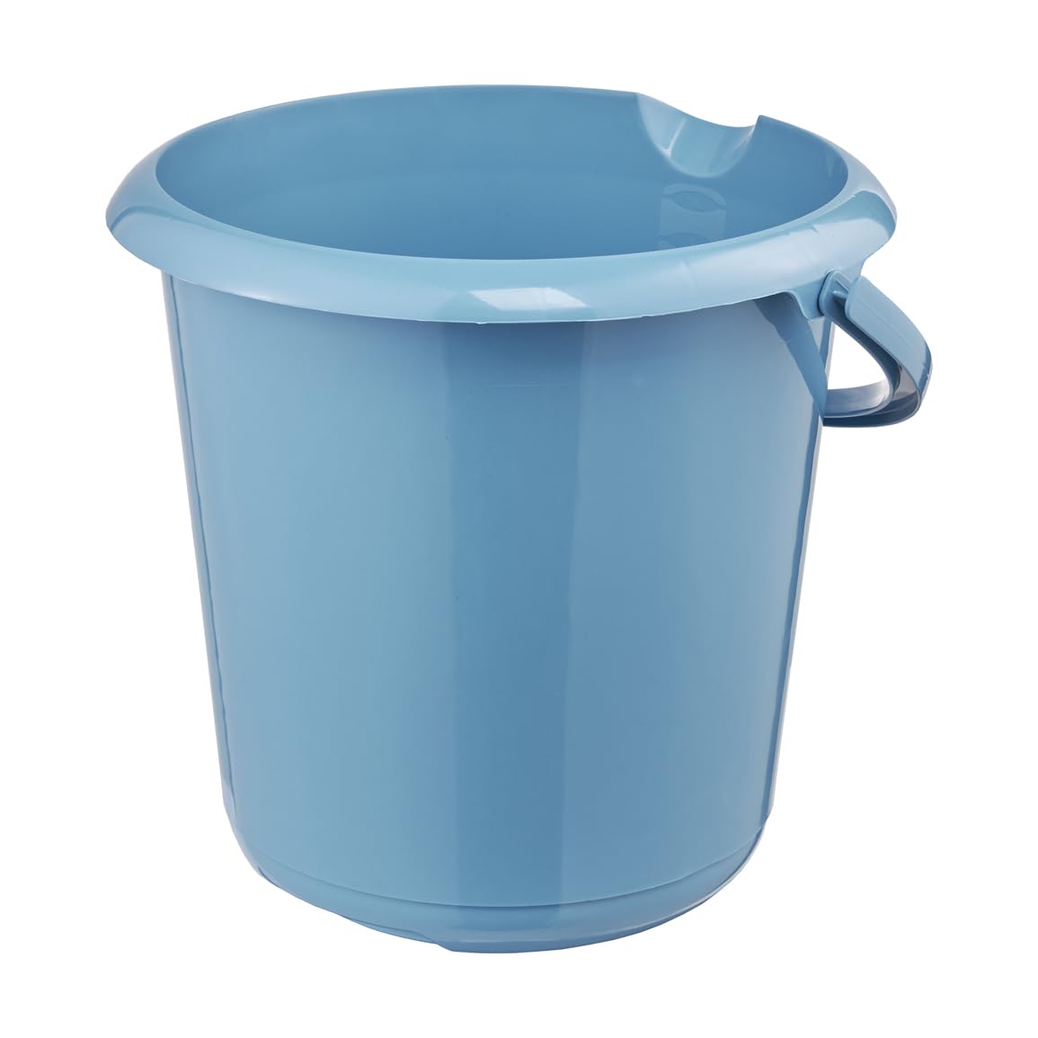 keeeper Wiadro z dzióbkiem, zintegrowana skala pomiarowa i ergonomiczny uchwyt, 10 l, Mika Eco Line, niebieskie (Eco Sky Blue)