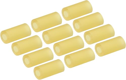 MECCANIXITY Tubo de pastilla de guitarra, tubo de goma, accesorios de guitarra para montaje de guitarra eléctrica o ajuste de altura, paquete de 12