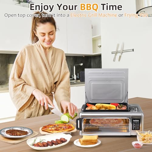 Digital-Air-Fry-Countertop-Oven-Air-Fryer-Toaster-Oven-Combo-Flip-UP-Save-50-Space-9-in-1-Electric-Indoor-Countertop-Pizza-Oven-Air-Fryer-Easy-Clean