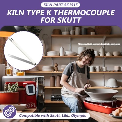 Termopar tipo K para solucionar fallos de temperatura en hornos Skutt y L&L 4