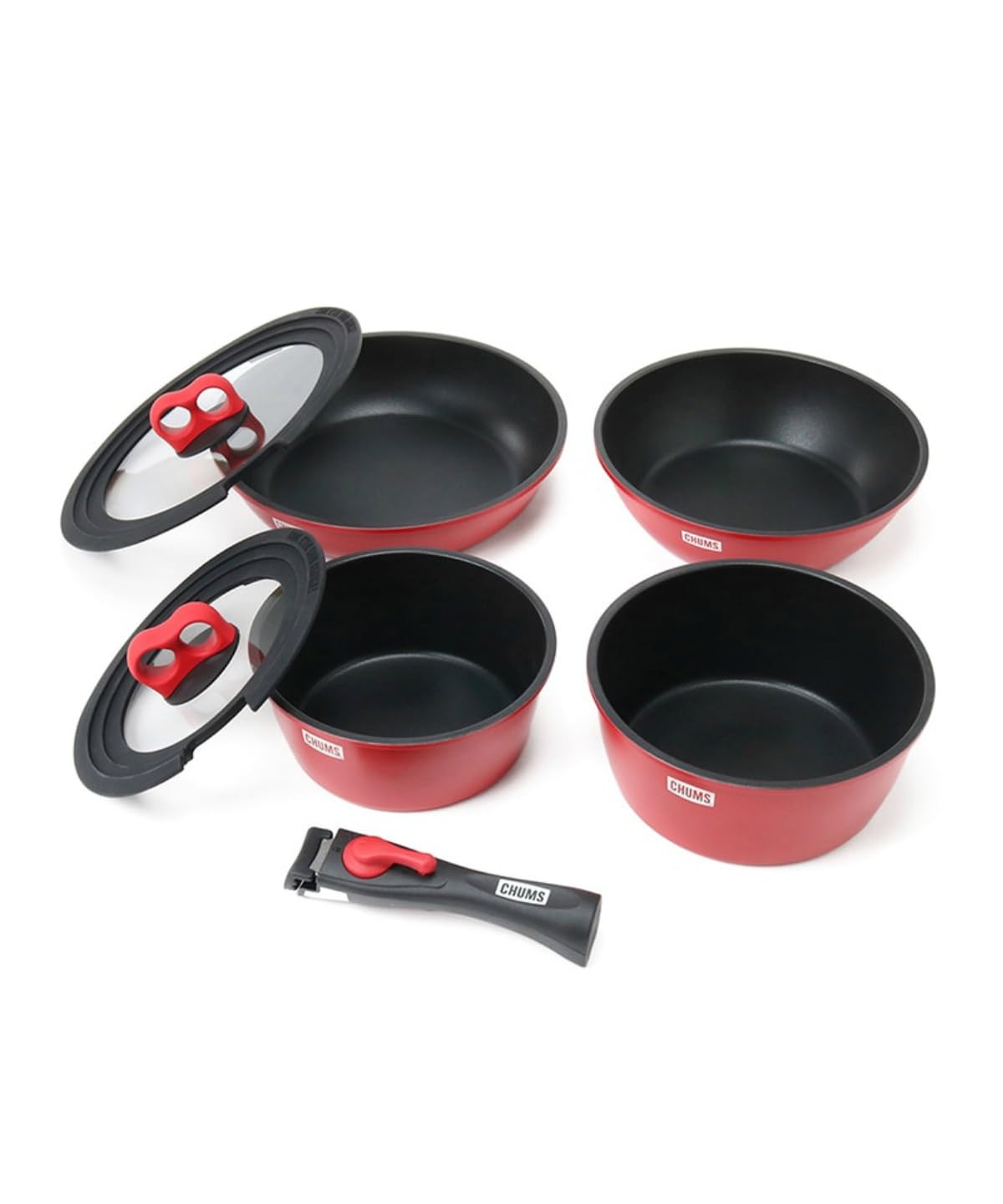 【新品_未使用】チャムス クックウェアセット CH62-1917 Amazon.co.jp: [Chums] 調理器具 フライパン 鍋 セット クック