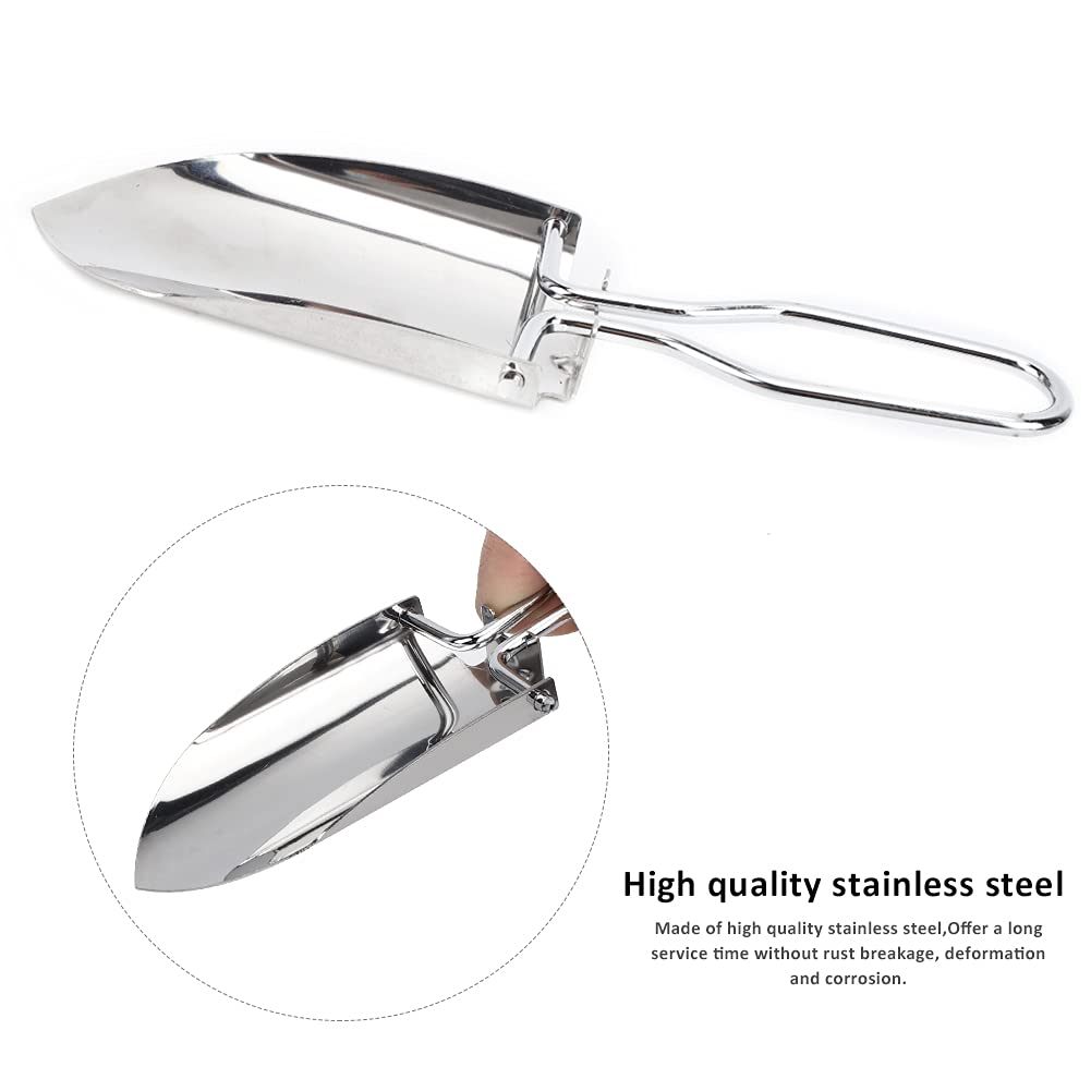 FLEXMAN 3Pcs Garden Trowel, Stainless Steel Shovel, Multi Function Gardening Trowel Spoons for Outdoor Survival, Gardening, Climbing, Travel, Camping