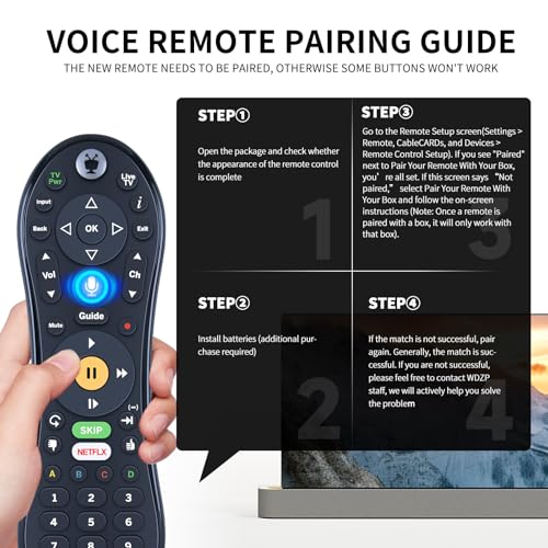 Télécommande vocale TiVo C00305 de remplacement Bolt Roamio Mini VOX LUX - 4