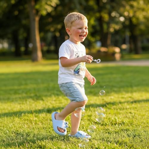 Image of Toddler Little Kids Slides Sandals Unicorn Dinosaur Bunny Beach Pool Shower Slides Anti-Skid Home Bath Slippers Cute Summer Outdoor Shoes for Girls and Boys