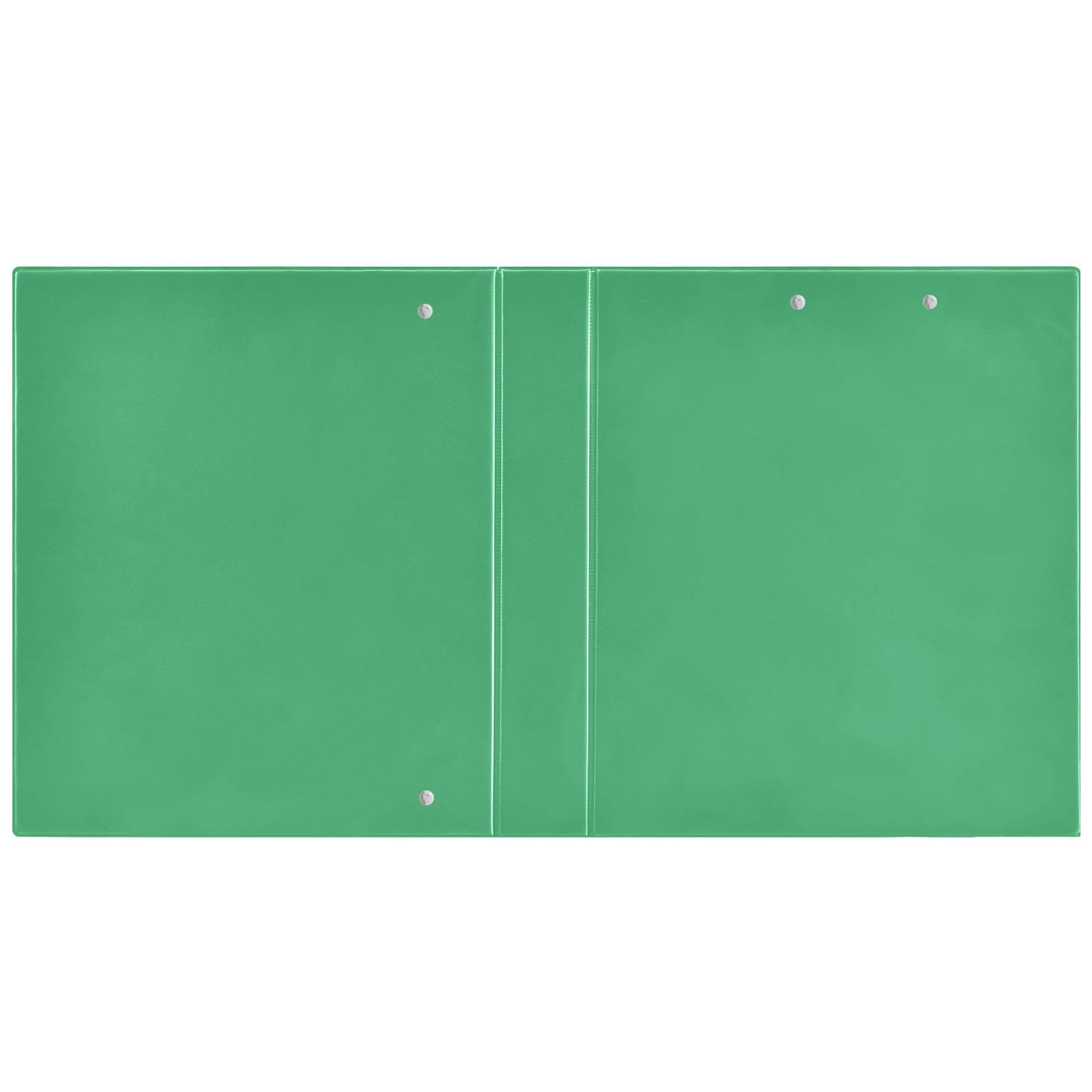 Raccoglitore a 3 anelli con 3 anelli, verde mare medio, raccoglitore a 3 anelli con tasche, raccoglitore flessibile a 3 anelli, raccoglitore a tre anelli grande (confezione da 2)