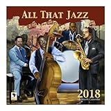 アフリカ系アメリカ人の表現 - 2018 All That Jazz 16ヶ月カレンダー (12 x 12) WC-167