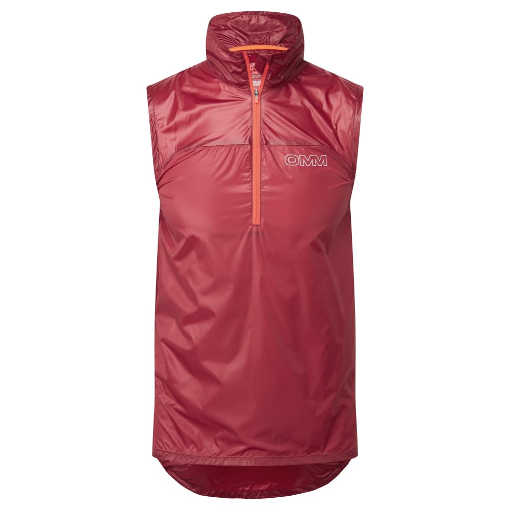 Omm Original Mountain Marathon Unisex Dark Red Omm Sonic Vest M