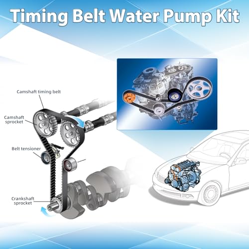 Timing Belt Water Pump Kit Replace for 94-02 Lexus ES300 / for Lexus RX300 99-03 / for Toyota Avalon 95-04 / for Toyota Camry 94-01 / for Toyota Sienna 98-03 for Toyota Solara 99-03 3.0L V6 DOHC by LORPHEIR - Used condition - Image 2