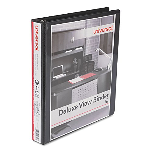 Universal-Deluxe-Round-Ring-View-Binder-1-Capacity-Black-20711