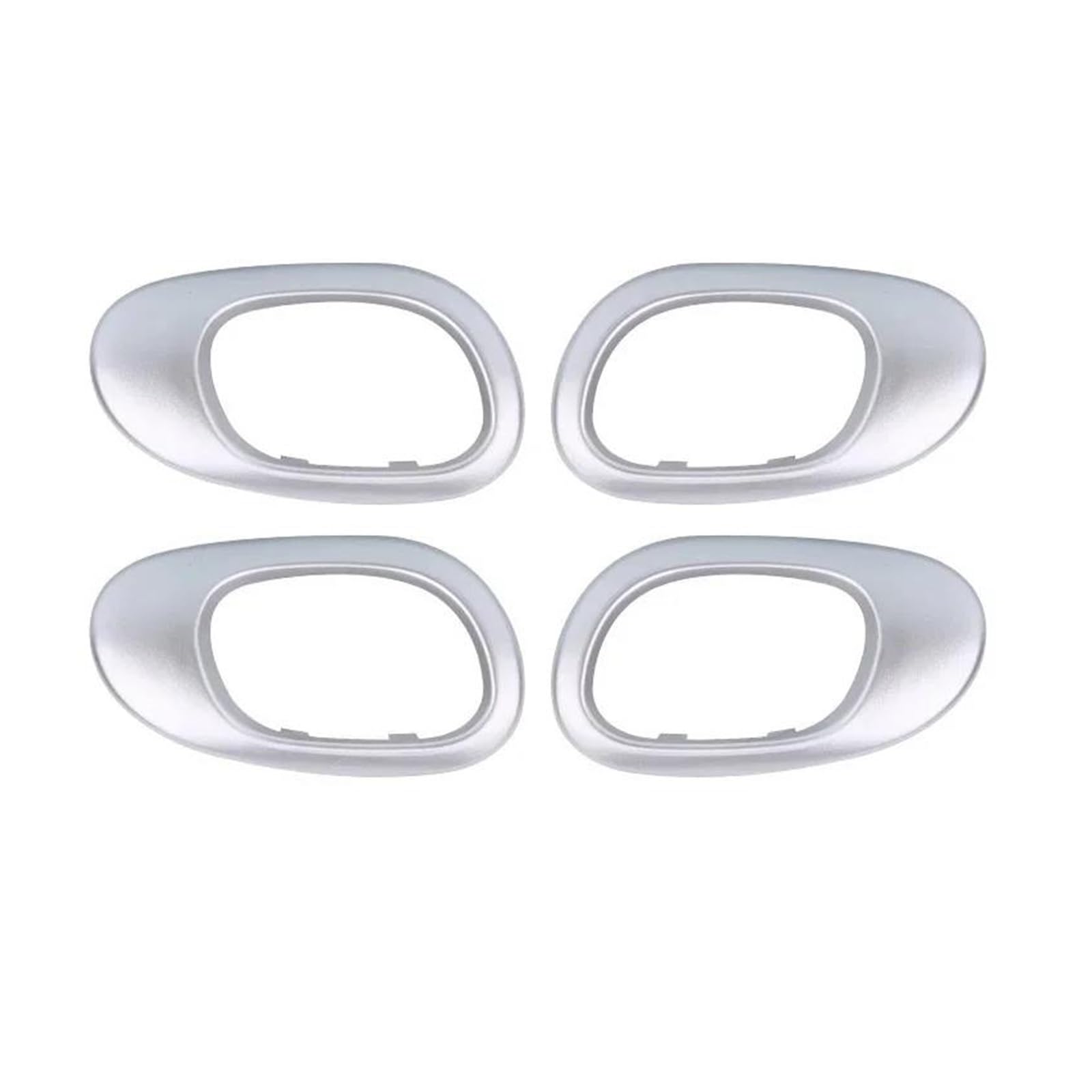 ELEKMPMGTD Door Inner Handle Front Rear for Citroen C2 Interior Door Handle(Silver)