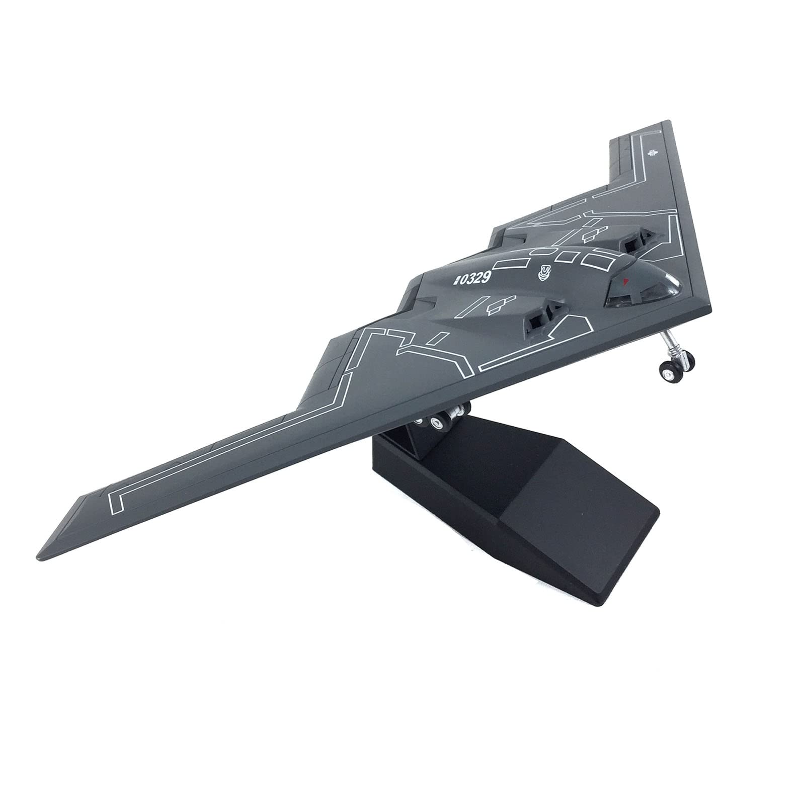 AZIZAT 1/200 USAF B-2 Spirit Stealth przed zbudowaniem zestawy modeli samolotów gotowy odlewany samolot metalowy myśliwiec Model wyświetlacza kolekcja prezent