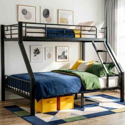 Twin Over Full Bunk Bed with Desk