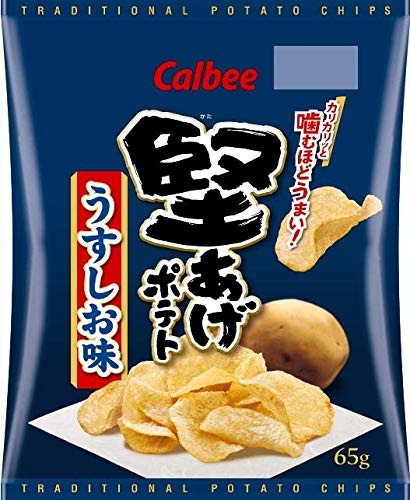 Amazon | カルビー 堅あげポテト 関西だししょうゆ 63g×4袋 ブラック