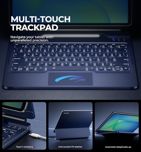 Dexnor for Samsung Galaxy Tab S10 FE+ Plus Case with Keyboard 13.1-inch by Dexnor - Used condition - Image 6
