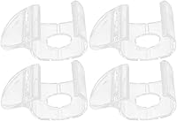 Vista 7 de DOITOOL Paquete de 4 manijas de persiana sin cordón, transparentes, compatibles con persianas celulares y enrollables, fácil instalación, 2.24 x