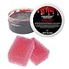 COKOHAPPY 2Pcs Stipple Sponges + Fake Scab Blood (0.7oz) Professional Special Effect Blood Scar Wound Color Remove Brush…