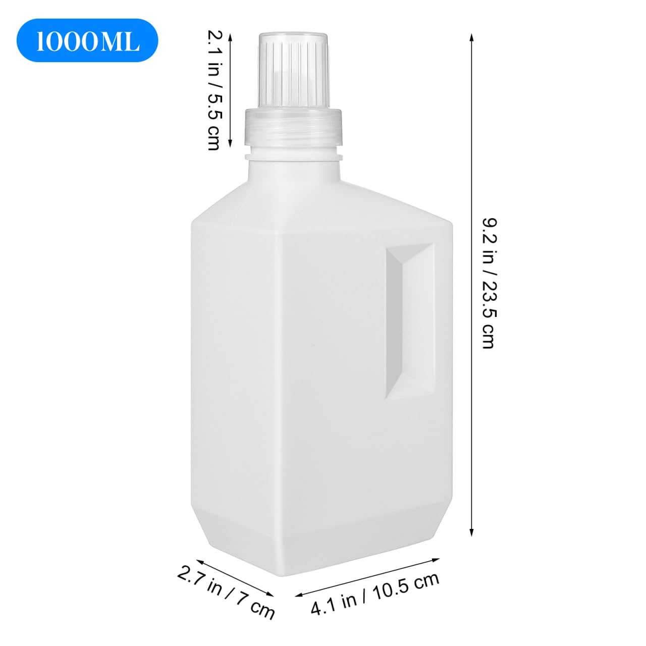 1000 Ml Luftdichter Waschmittelspender: Mehrzweck Waschpulverspender - Waschpulver Dose Waschpulver-Behälter Für Weichspüler