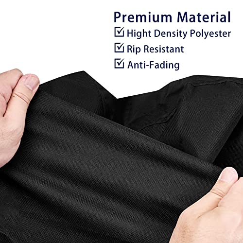 Patio Chair Covers High Back, Stackable Outdoor Chair Covers, Durable 600D Oxford Barstool Chair Covers, Heavy Duty Waterproof Tall Outdoor Chair Covers, Storage Bag Included, 27W X 27Dx 49H Inches #TOP2