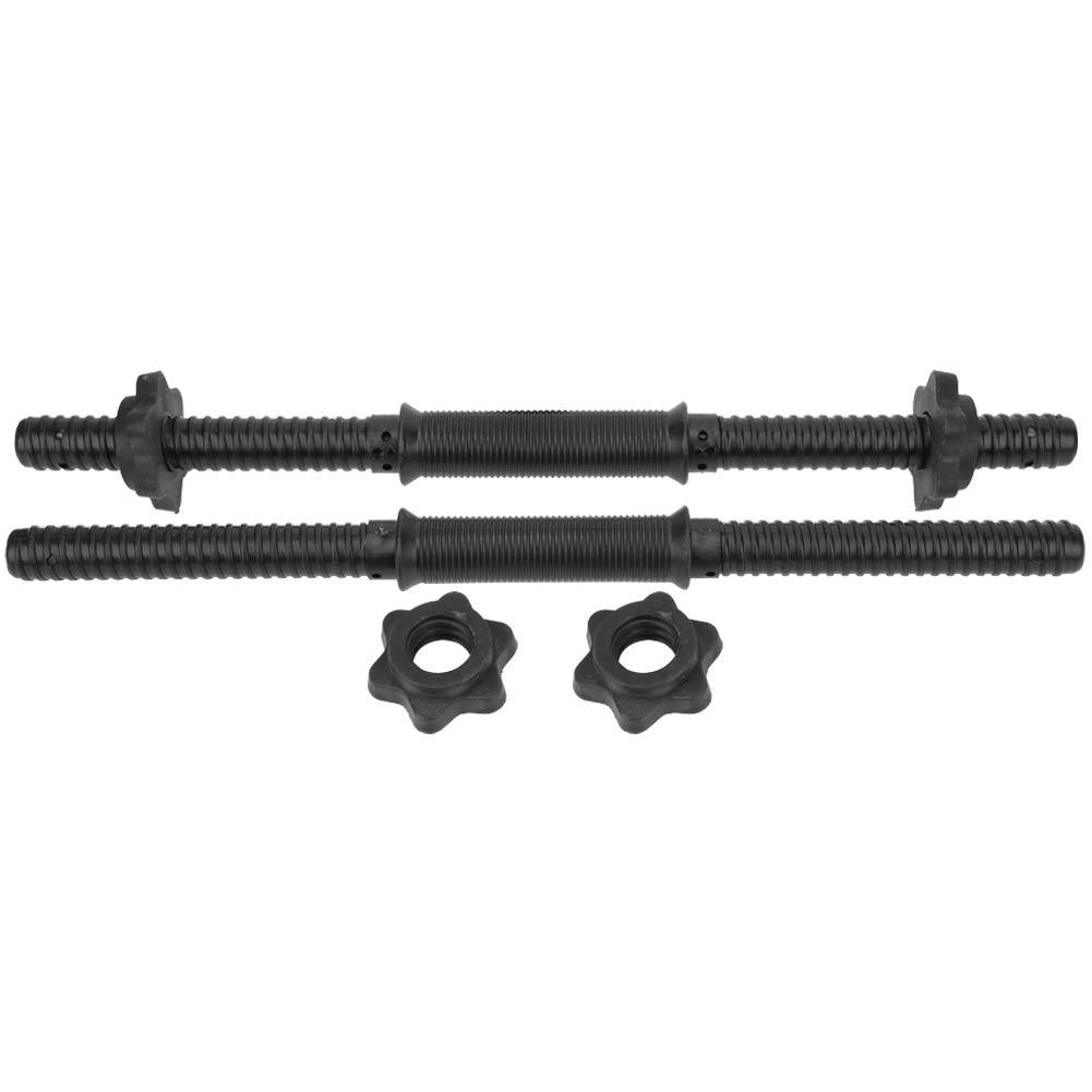Kurzhantelstange Langhantel-Stange 2 Stücke Hantelstangen für Gym Home Training Gewichthebergriffe mit 4 Spinlock-Kragen
