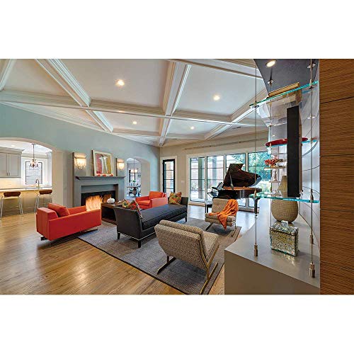 Image of Halo LT 5 in / 6 in White Integrated LED Recessed Ceiling Light Retrofit Trim 6-Pack 3000K Soft White 600 Lumens Wet Location Listed Energy Star Certified Air-Tite