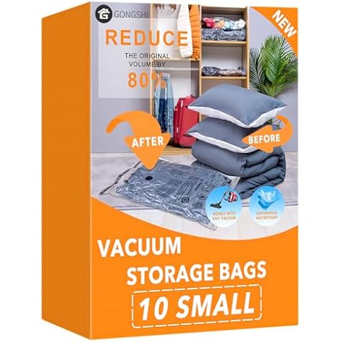 GONGSHI Space Saver Vacuum Storage Bags Cover