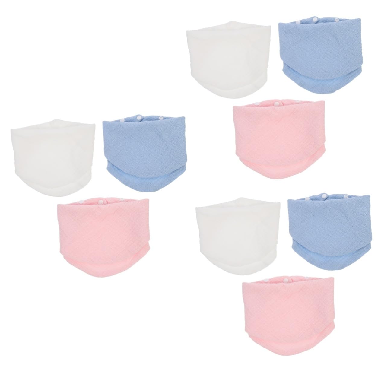 ibasenice 9 Pezzi Asciugamano Triangolare Asciugamano Bavaglini Neonato Portatile Bambino Salviette Per Neonati Bavaglini Sbavanti Bavaglino Neonato Bavaglino Per