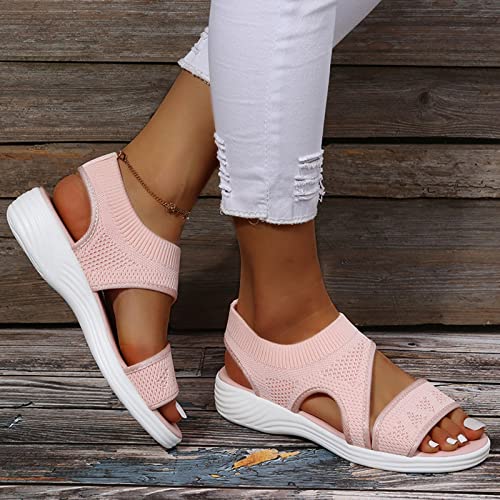 Sandalias cómodas para caminar de mujer, calzado fresco de verano para playa y viajes 3