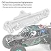 K949 006 Aluminium Alloy Steering Servo Saver, Upgrade Part for WL Toys 1/10 k949 RC Car, High Precision CNC Machined, Wear Resistant, Corrosion Resistant, Heat Conductive, Blue (Silver K949-006S)