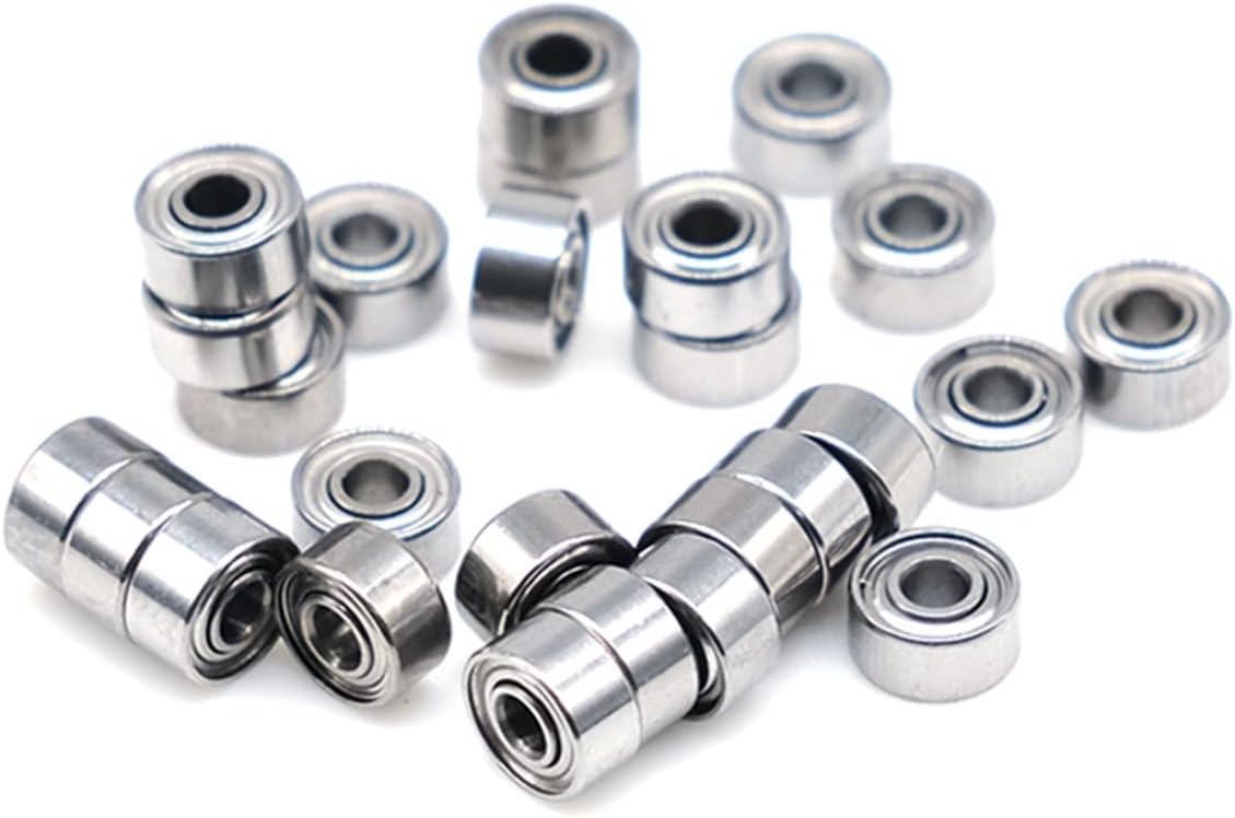 10Pcs 681Xzz 1.5x4x2mm ABEC-9 Fingerboard Bearing Smooth Quiet 681Xzz Bearings for Fingerboard Truck