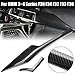SHES 2Pcs/Set Carbon Fiber ABS Central Control Dashboard Panel Cover Trim Sticker for 3 Serise F30 3gt F34 Auto Accessories