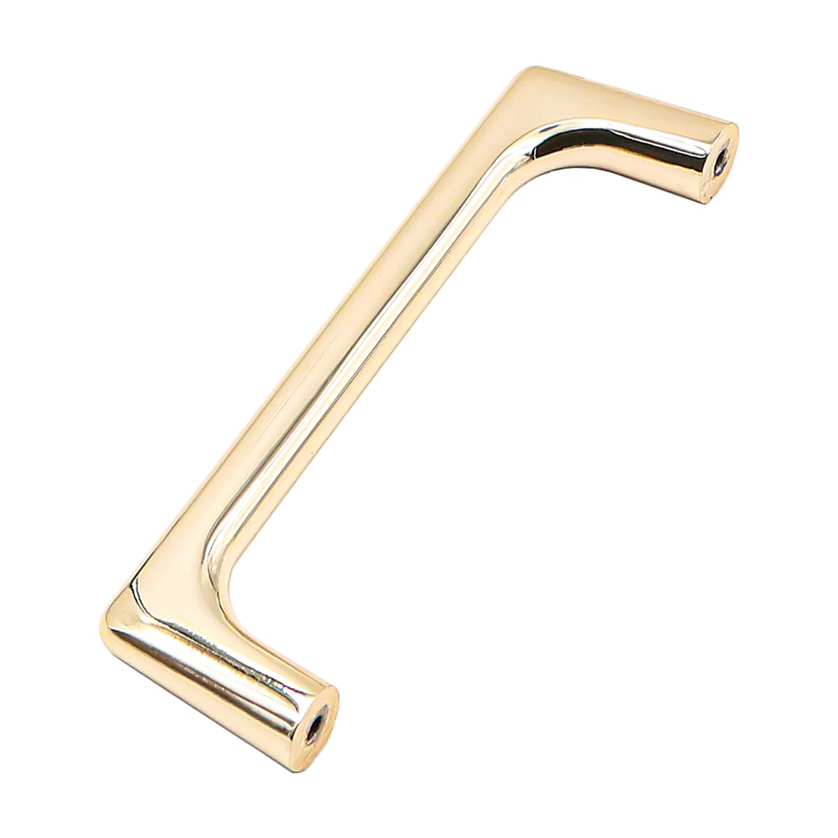 ZONADAH Set of 4 Gold Plated Narrow Cabinet Handles, Hole Spacing 96mm, Total 106mm, White Cabinet Handles - Image 3