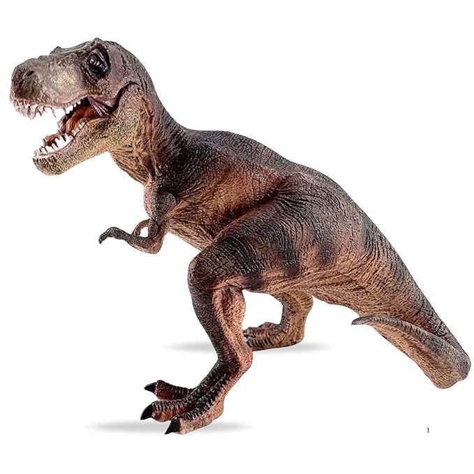 Image of Big Size Realistic T Rex Dinosaur Toy for Kids Tyrannasaurus Dino Jumbo Animals Action Figure for Girls and Boys Prehistoric Animal Educational & Learning Toy Playset Best Birthday Return Gift