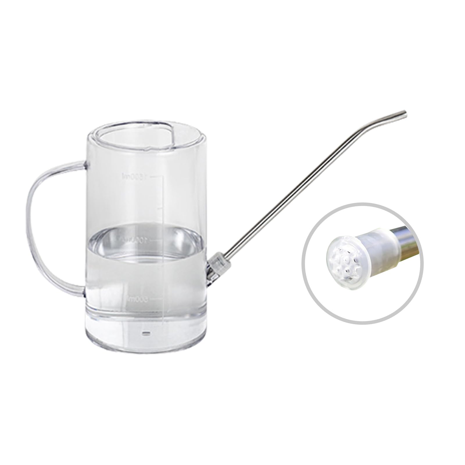 Spout Watering Can 1.5L Capacity with Comfortable Grip Handle and Easy Control Clear Designs Gardening Accessories Long Spout Watering Pots