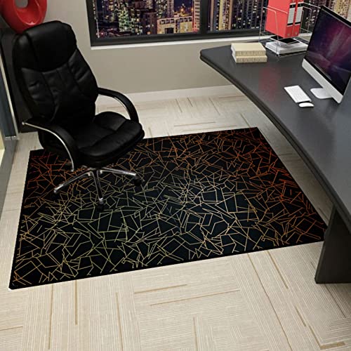 Tapis de chaise de bureau 70x100 cm pour stopper les rayures et le glissement du siège