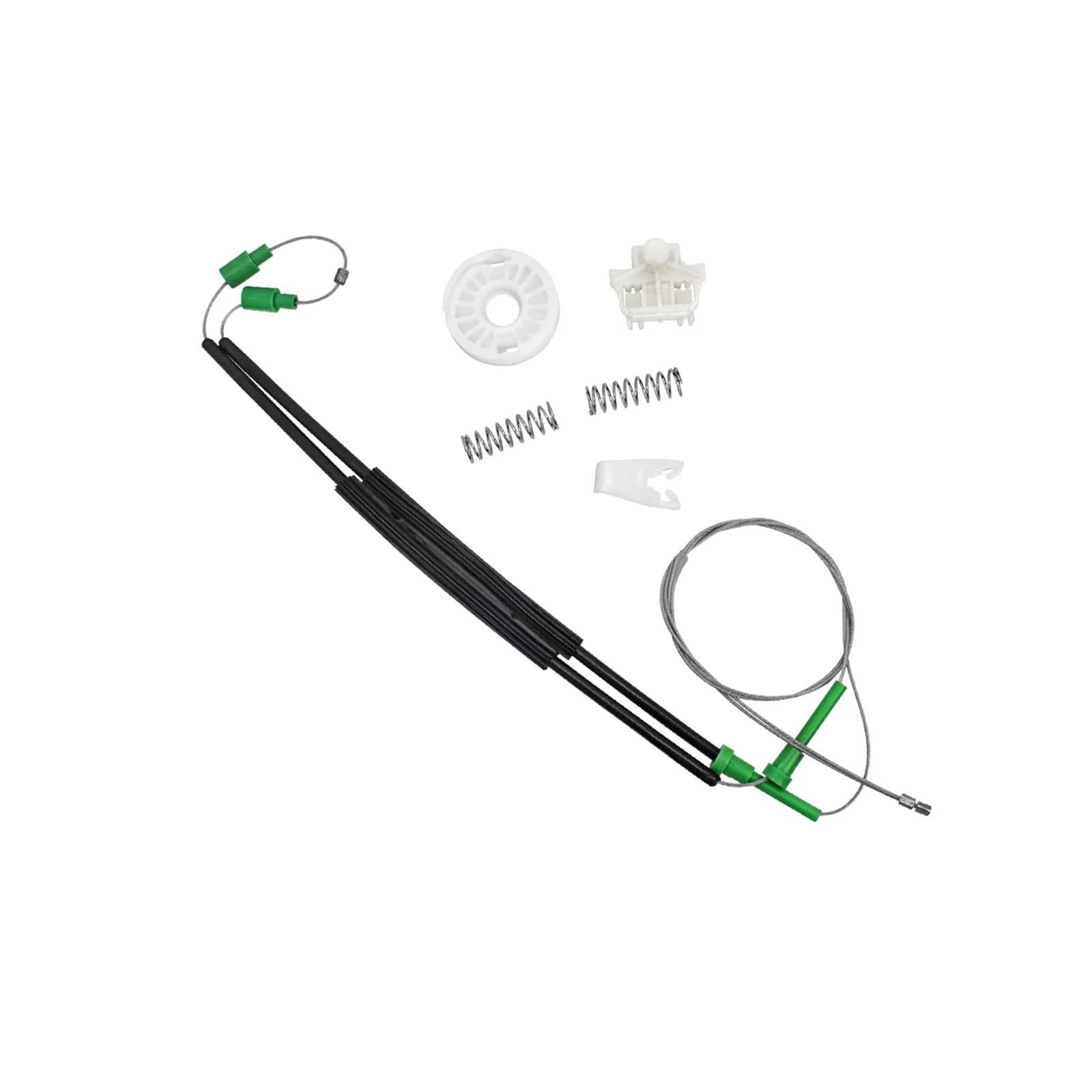 Hhfksci Power Window Regulator for CLIO II 2 1998 1999 2000 2001 2002 2003 2004 2005 2006 Window Regulator Repair Kit Front Left
