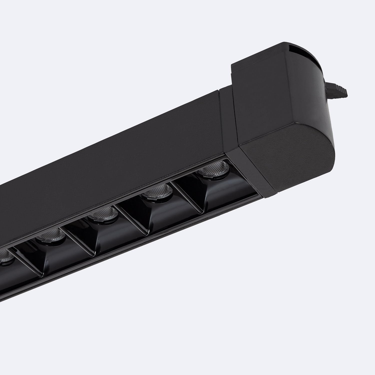 LEDKIA LIGHTING - Foco Carril Lineal LED Trifásico | 15W UGR13 | CRI>90 | Ángulo de Apertura 36º | Rotación 180º | Para Tiendas y Oficinas; Blanco 4000K; Aluminio