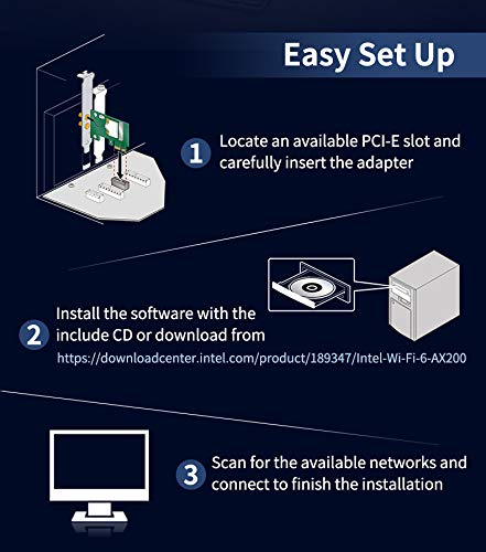 New 5.8 Gbps Wi-Fi 7 Bluetooth 5.4 PCI-E WiFi Adapter Intel BE200 Card 2.4/5/6 GHz 802.11be para PC de escritorio con Windows 11 miniatura 7