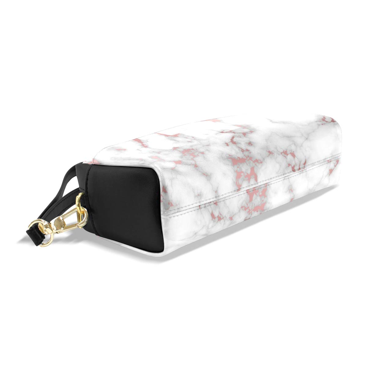Glitzer-Marmor-Federmäppchen Roségold – 3-Fach-Tasche, 22,5 X 9 X 11 Cm, Wasserdicht, Für Schule, Uni & Büro