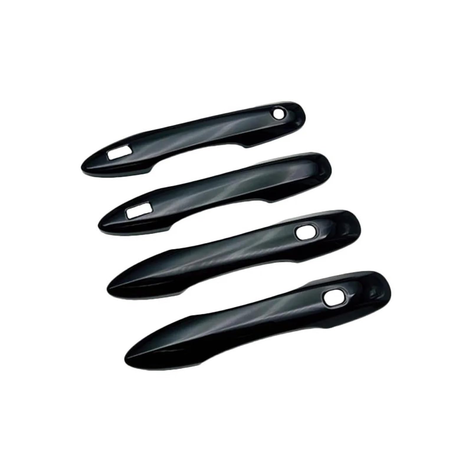 Lzbzhb One Color Car Exterior Outsidedoor Handle For Toyota For Noah For Voxy 90 Series 2022 Auto Exterior Decoration 4Pcs Car Door Handle Cover Trims Black Carbon Fiber(Black)